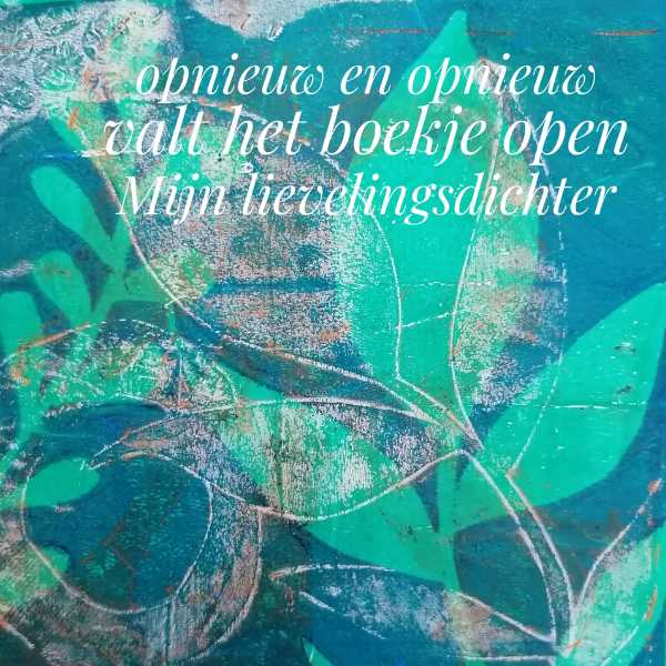 Haiku Els Kooyman, kalligrafie Bernadette d'Haese van