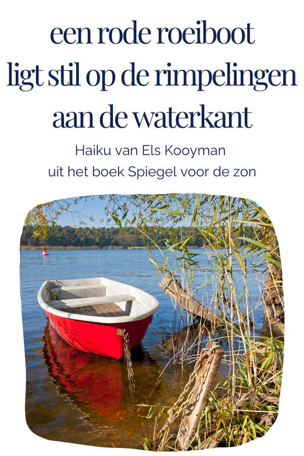 Rode roeiboot